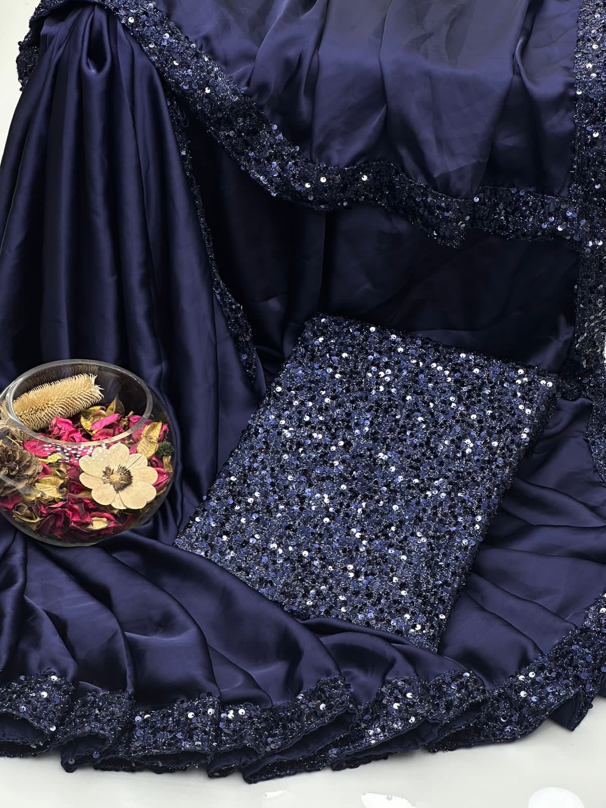 NEW PARTY WEAR FANCY SARI COLLECTION 2K25