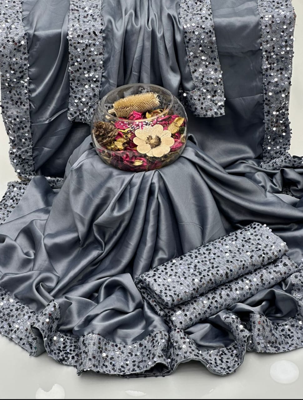 NEW PARTY WEAR FANCY SARI COLLECTION 2K25