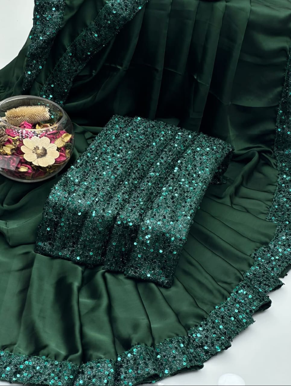 NEW PARTY WEAR FANCY SARI COLLECTION 2K25
