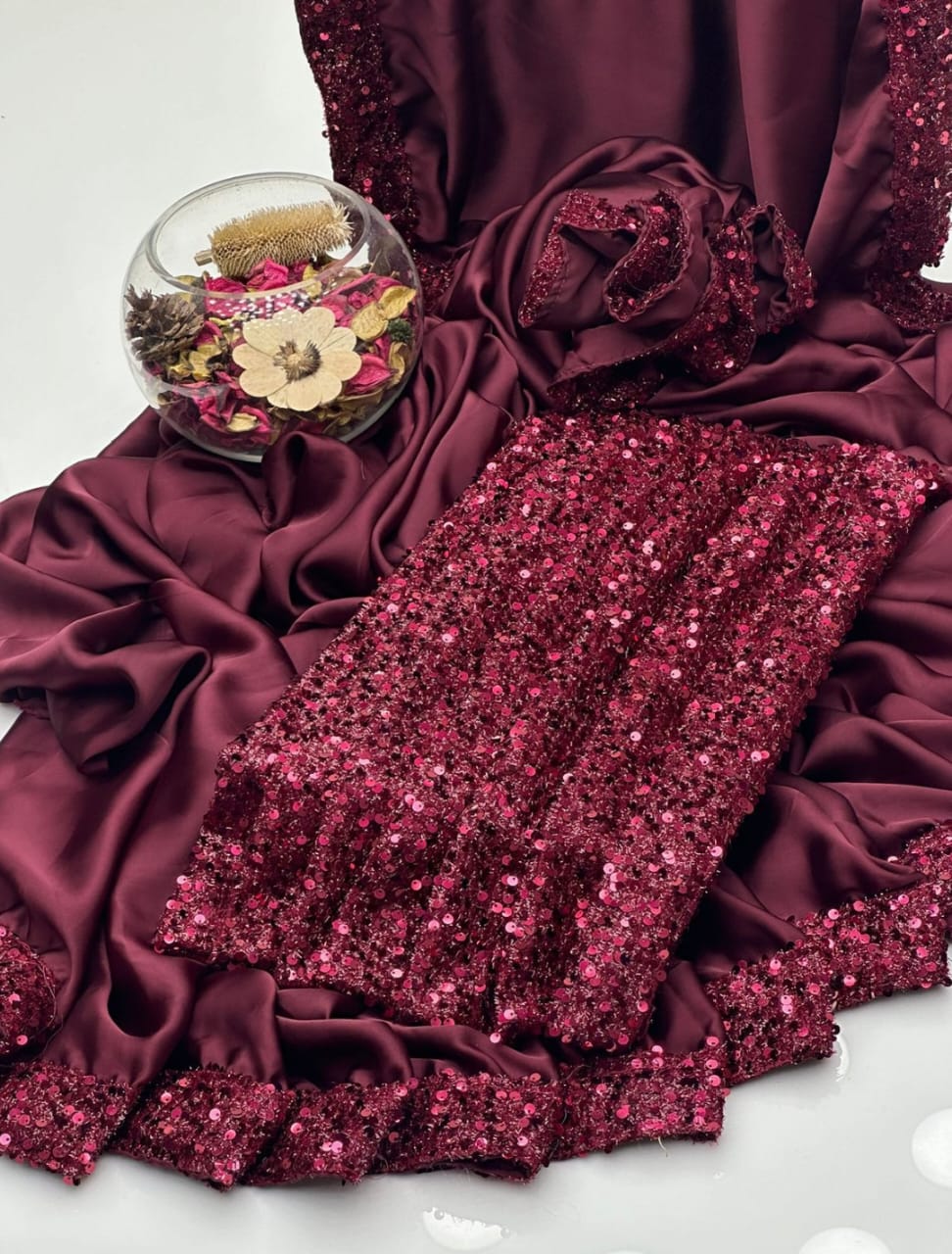 NEW PARTY WEAR FANCY SARI COLLECTION 2K25