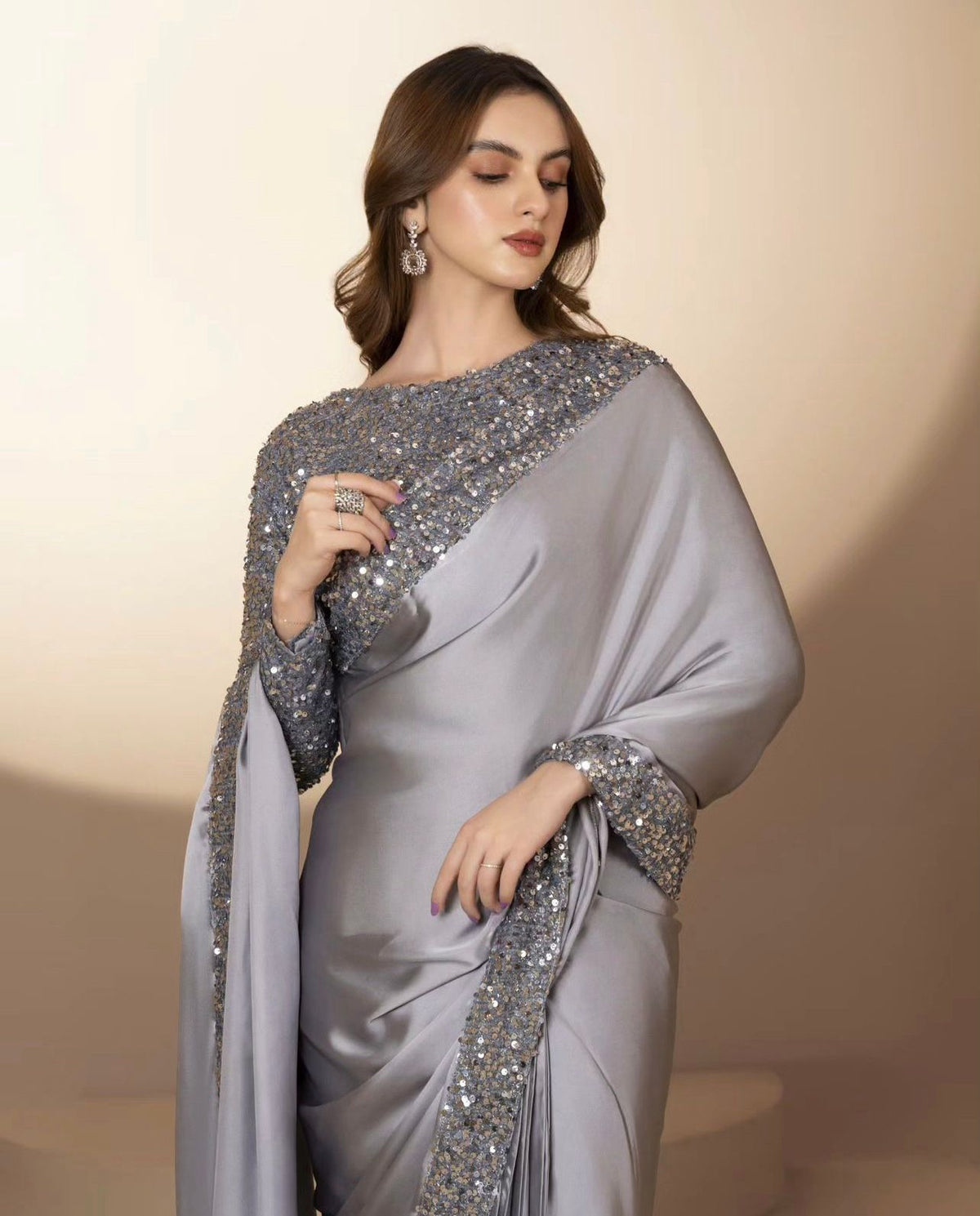 NEW PARTY WEAR FANCY SARI COLLECTION 2K25