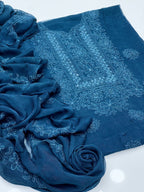 2PC Chiffon Dress – Shadow Sheesha & Chikankari Work