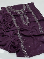 2PC Mukesh Collection – Handmade Kurta style Shirt & Dupatta