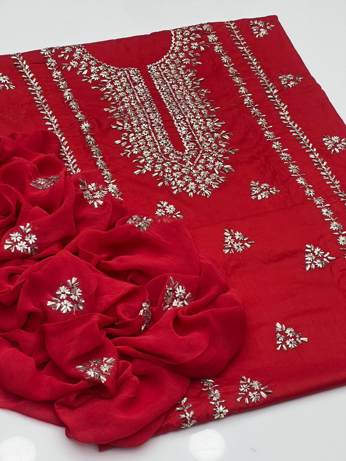 3Pcs Soft Lawn Dress-Handmade LCD Gotta Dress