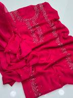 2PC Mukesh Collection – Handmade Kurta style Shirt & Dupatta