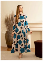 Most Demanding 3-Piece Printed Shamoz Silk Article Printed Shirt & Trouzer Along Silk Printed Dupatta