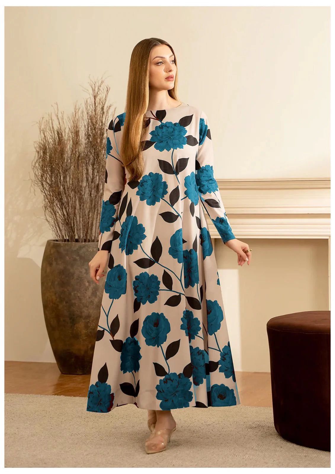 Most Demanding 3-Piece Printed Shamoz Silk Article Printed Shirt & Trouzer Along Silk Printed Dupatta