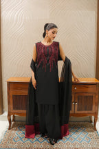 3-pcs Handmade Beats +ZARI work