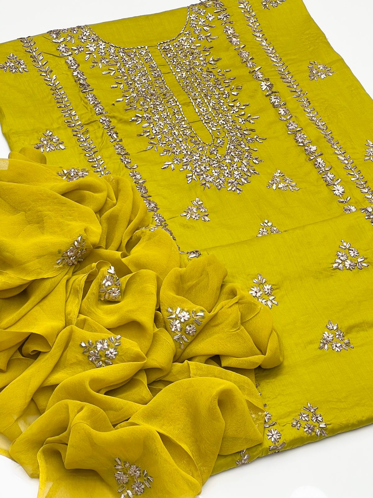 3Pcs Soft Lawn Dress-Handmade LCD Gotta Dress