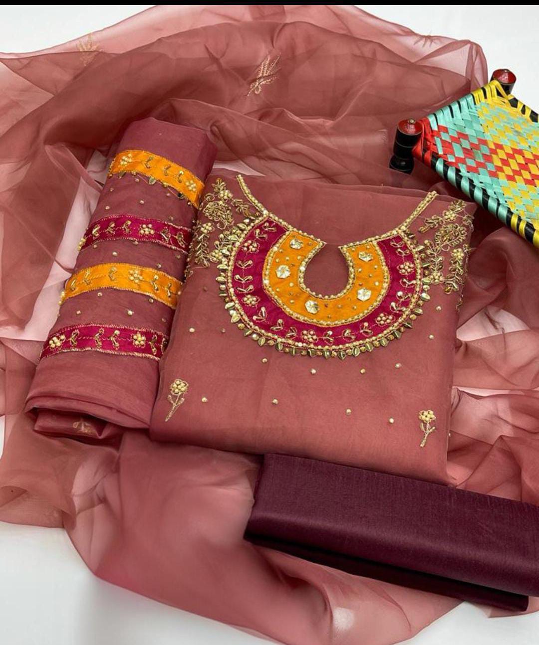 Organza 3-pcs Dress 👗