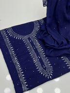 2PC Mukesh Collection – Handmade Kurta style Shirt & Dupatta