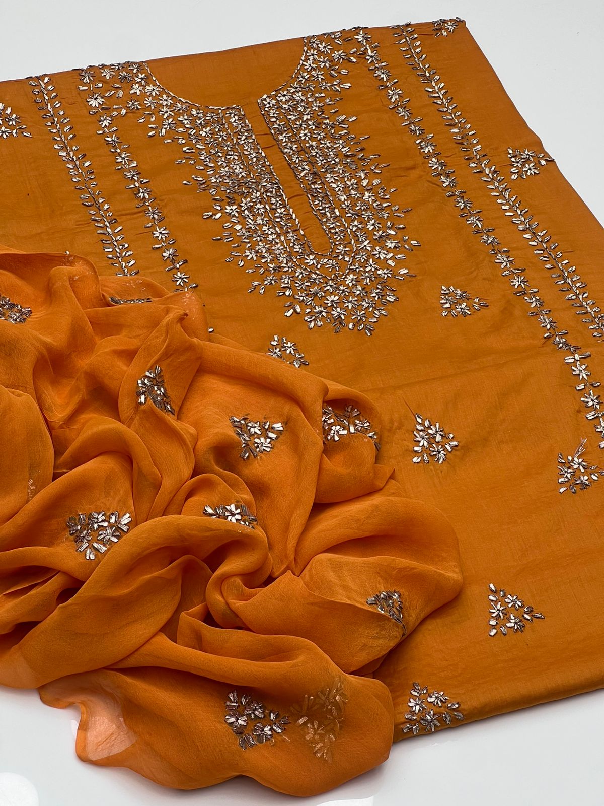 3Pcs Soft Lawn Dress-Handmade LCD Gotta Dress