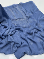 2PC Chiffon Dress – Shadow Sheesha & Chikankari Work